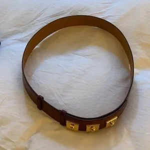 Hermes | Accessories | Hermes Belt Burgundy Size 27  display picture 2